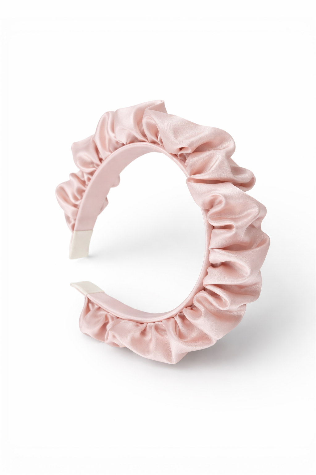 The Satin Ruffle Crown Headband