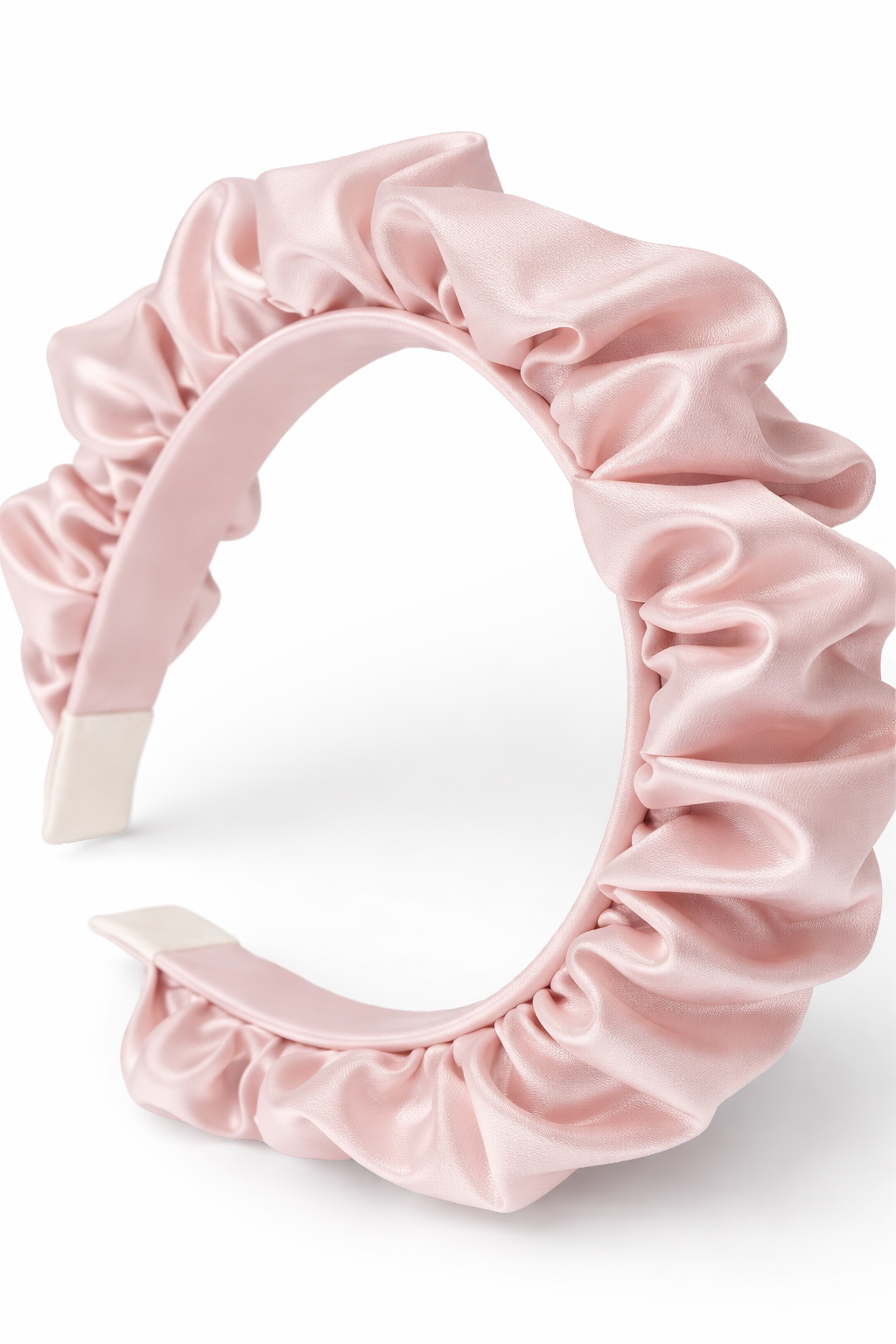 The Satin Ruffle Crown Headband