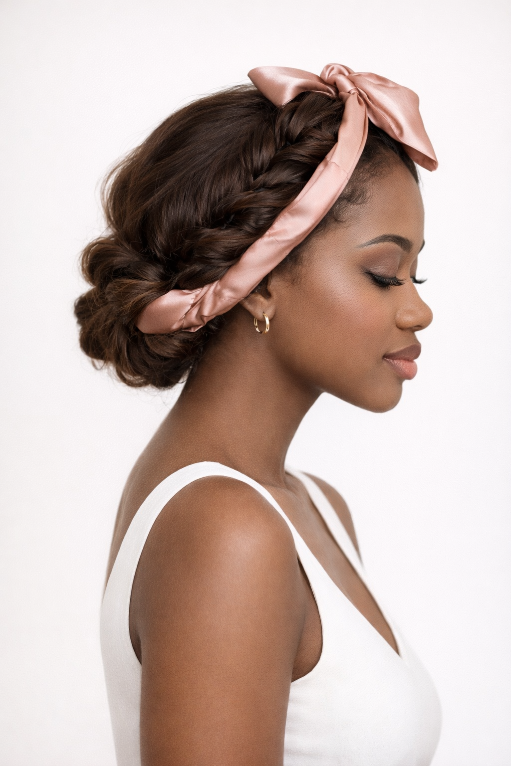 Pure Satin Heatless Curling Set - Overnight Curls Without Heat