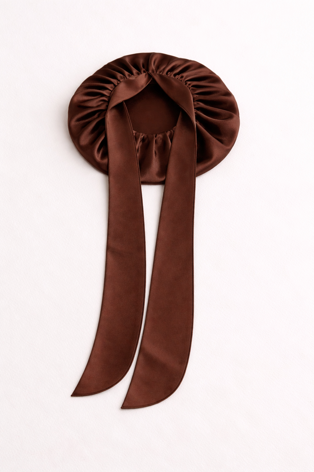 Luxury Double-Layer Satin Tie Bonnet