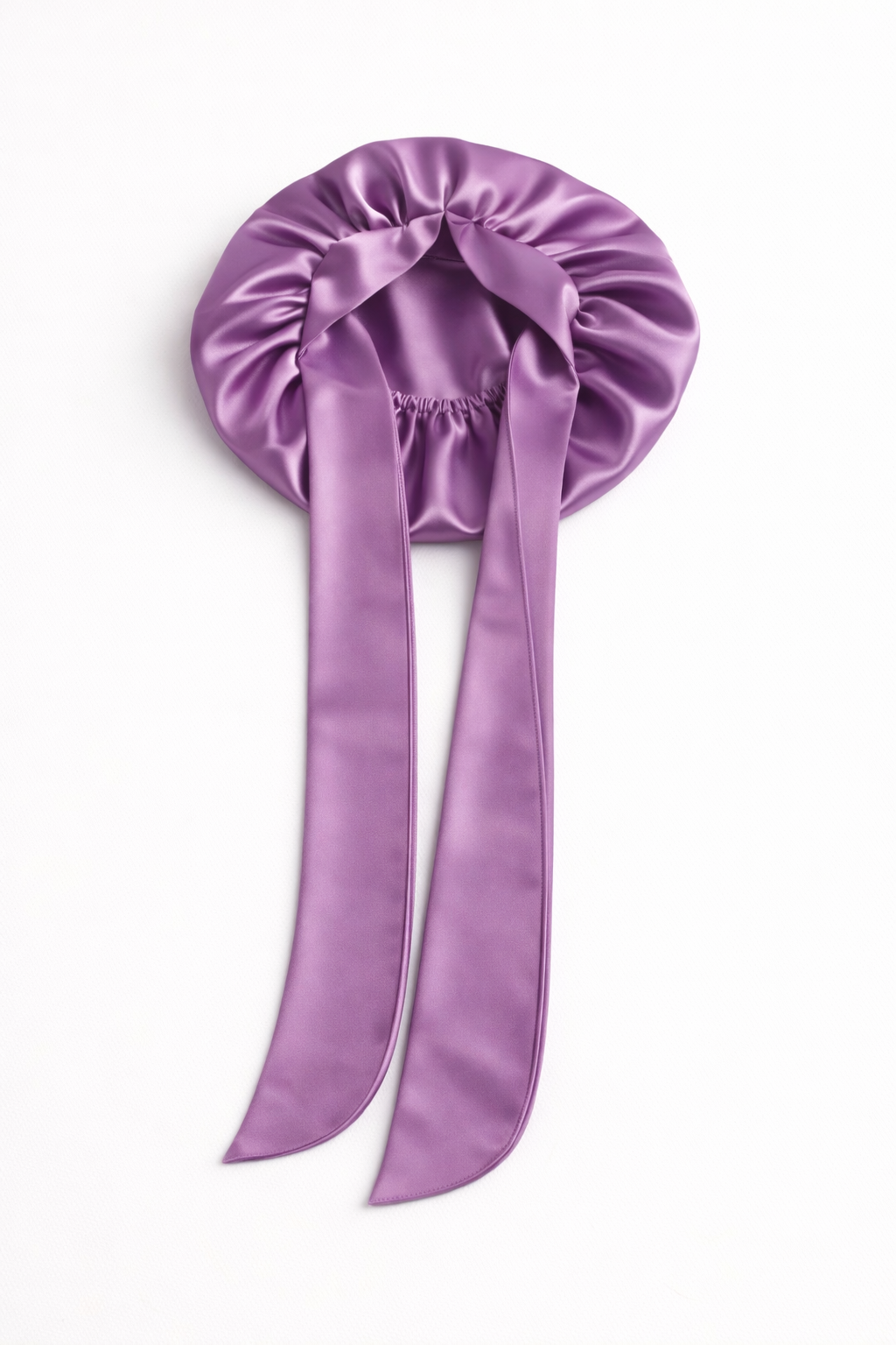Luxury Double-Layer Satin Tie Bonnet