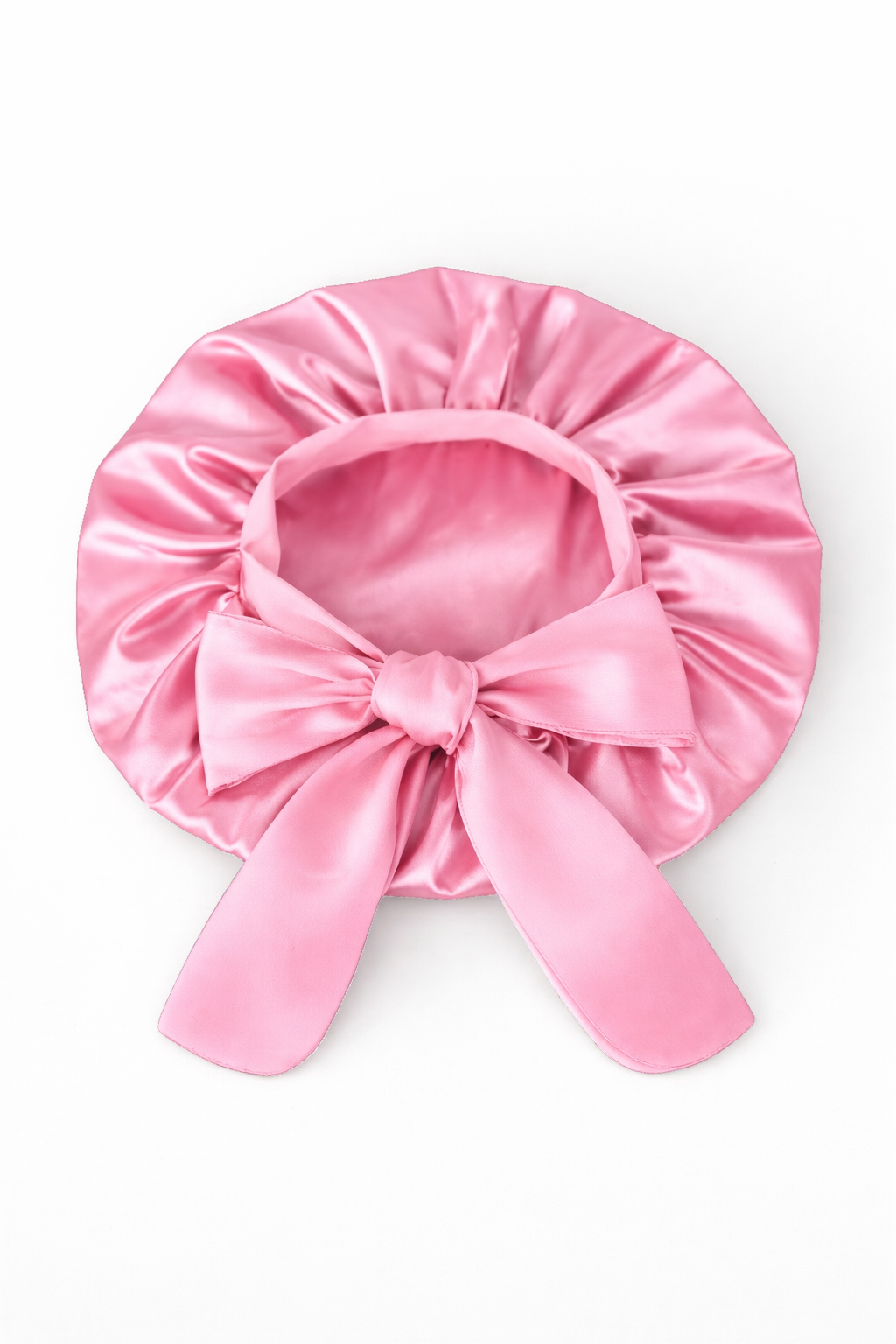 Luxury Double-Layer Satin Tie Bonnet