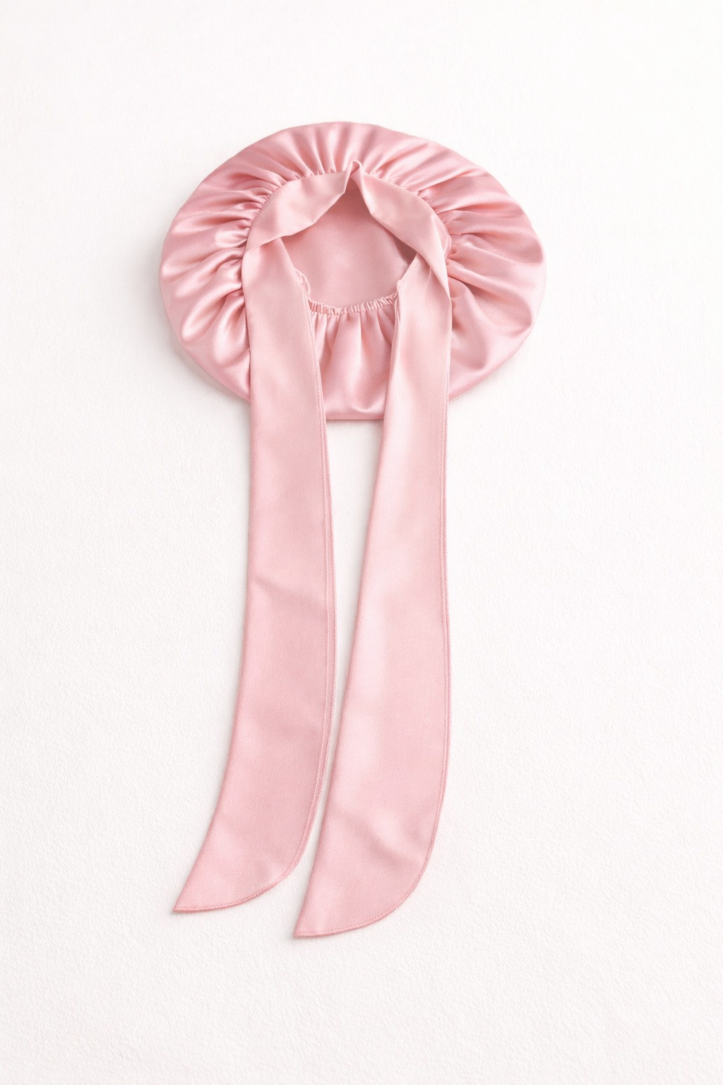 Luxury Double-Layer Satin Tie Bonnet